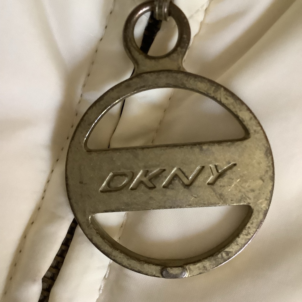 DKNY Ivory Down Feather Vest - Picture 5 of 13